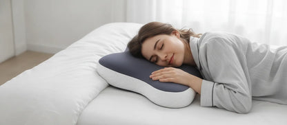 Oreiller cervical ergonomique à mémoire de forme